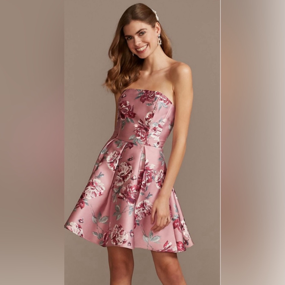 Speechless Pink Floral Mini Dress